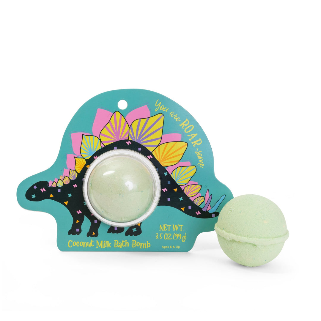 Stegosaurus Bath Bomb Clamshell Cait + Co Bath Bombs Stegosaurus Bath Bomb Clamshell Bonjour Fete - Party Supplies