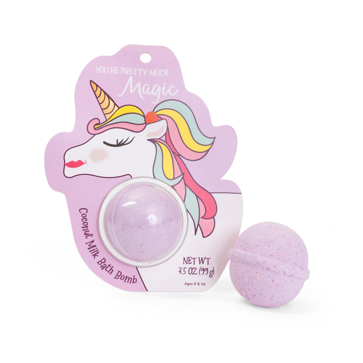 Unicorn Bath Bomb Clamshell Cait + Co Bath Bombs Unicorn Bath Bomb Clamshell Bonjour Fete - Party Supplies