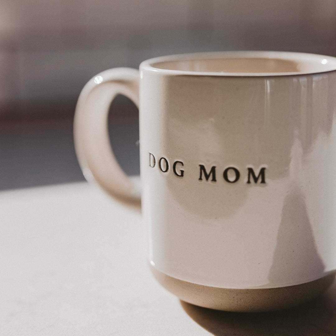 Dog Mom 14 oz Stoneware Coffee Mug