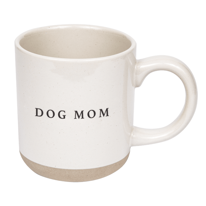 Dog Mom 14 oz Stoneware Coffee Mug