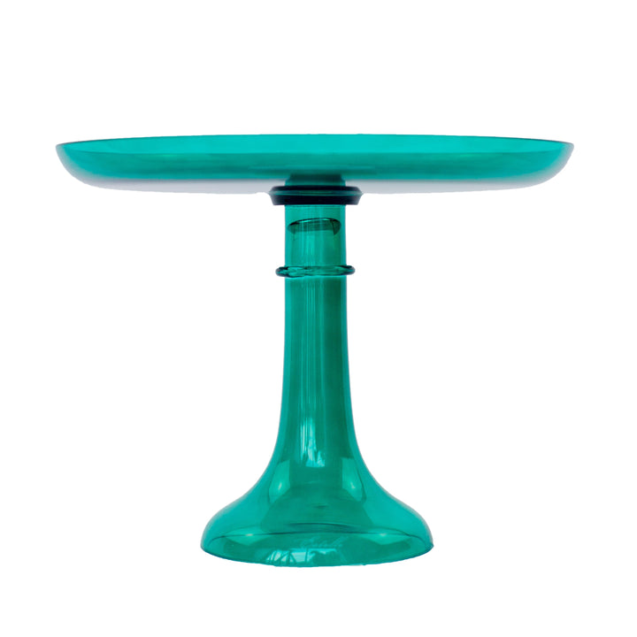 Estelle Cake Stand {Emerald Green} Estelle Colored Glass Cake Stand CAKE STAND Estelle Cake Stand {Emerald Green} Bonjour Fete - Party Supplies