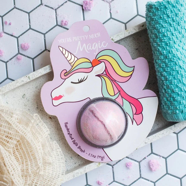 Unicorn Bath Bomb Clamshell Cait + Co Bath Bombs Unicorn Bath Bomb Clamshell Bonjour Fete - Party Supplies