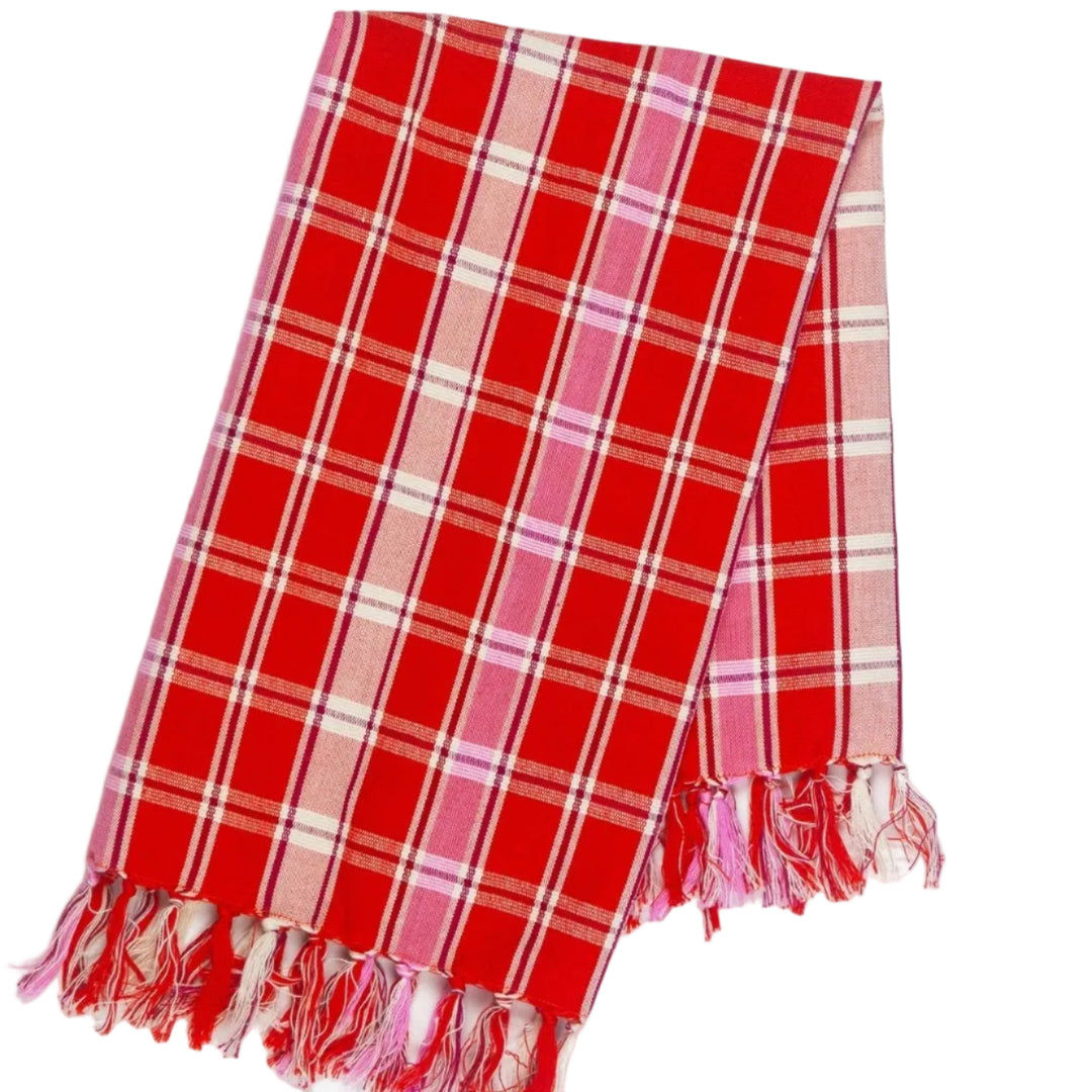 Camila plaid kitchen towel by Archive New York, a plaid dish towel for everyday use