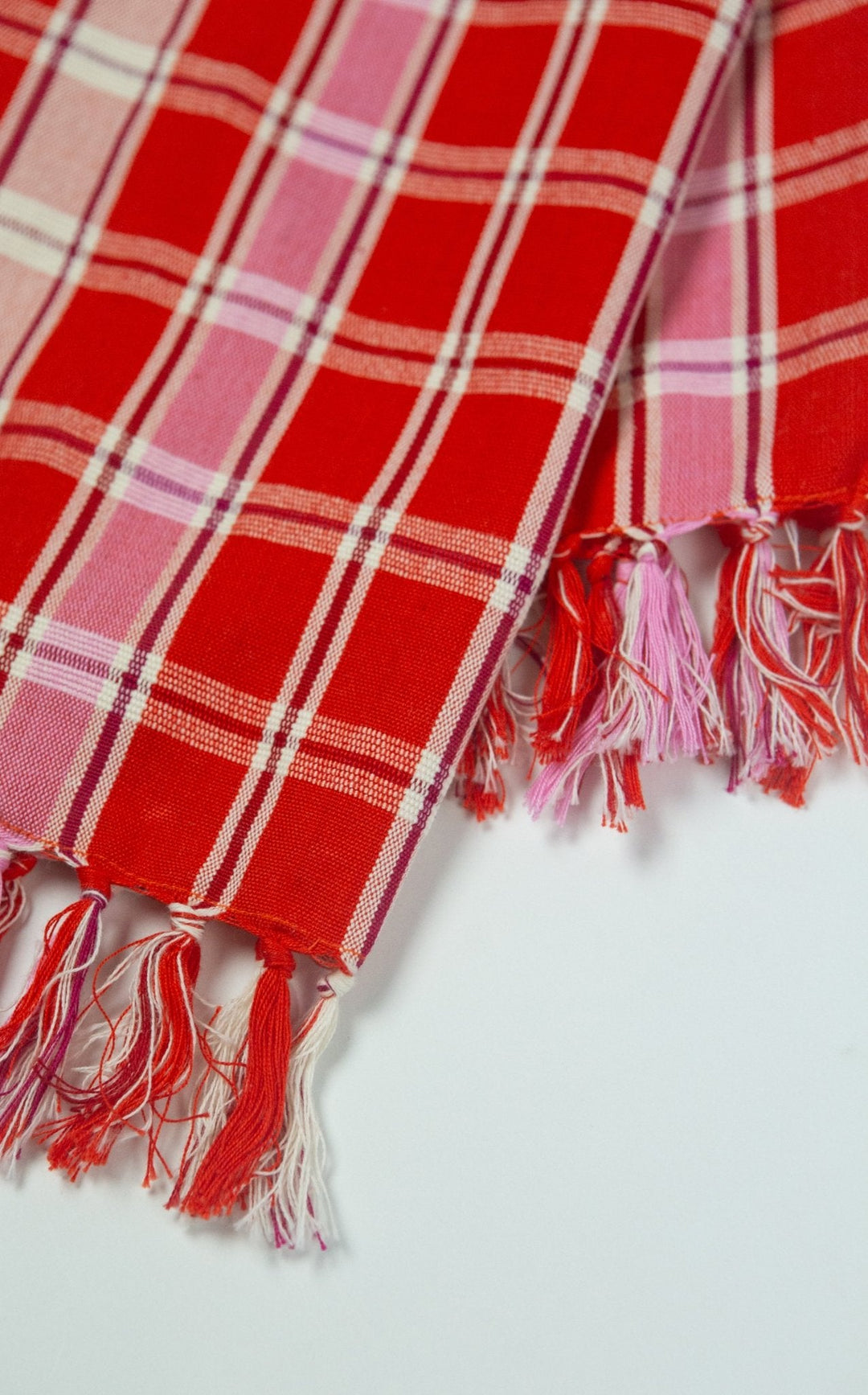 Plaid kitchen towel in the Camila design by Archive New York