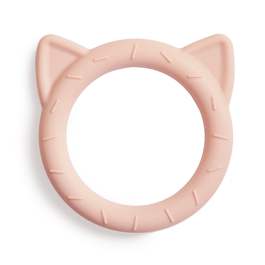 Cat Teether Mushie teether Blush Cat Teether Bonjour Fete - Party Supplies