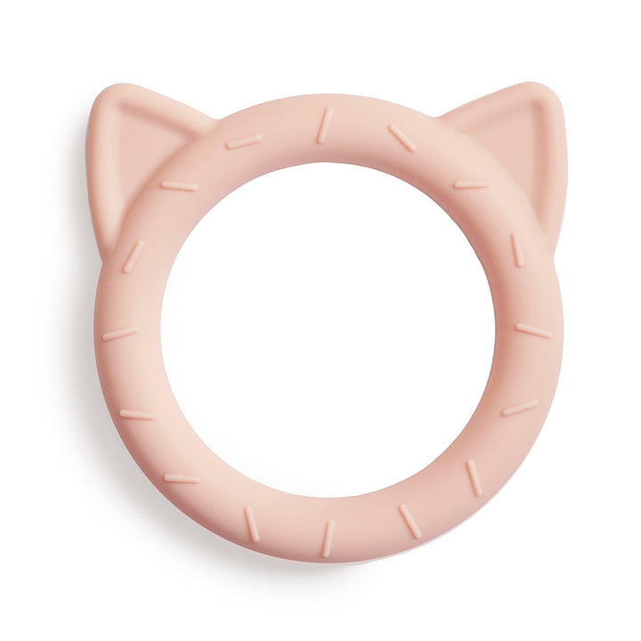 Cat Teether Mushie teether Blush Cat Teether Bonjour Fete - Party Supplies