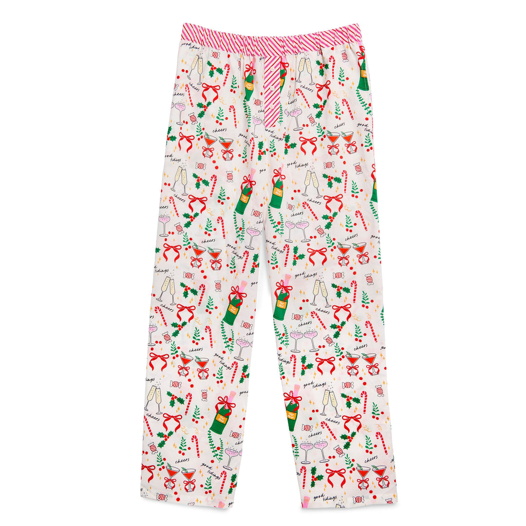 Shiraleah Celebration Boxer Pant, Ivory Shiraleah Retail Pants Shiraleah Celebration Boxer Pant, Ivory Bonjour Fete - Party Supplies