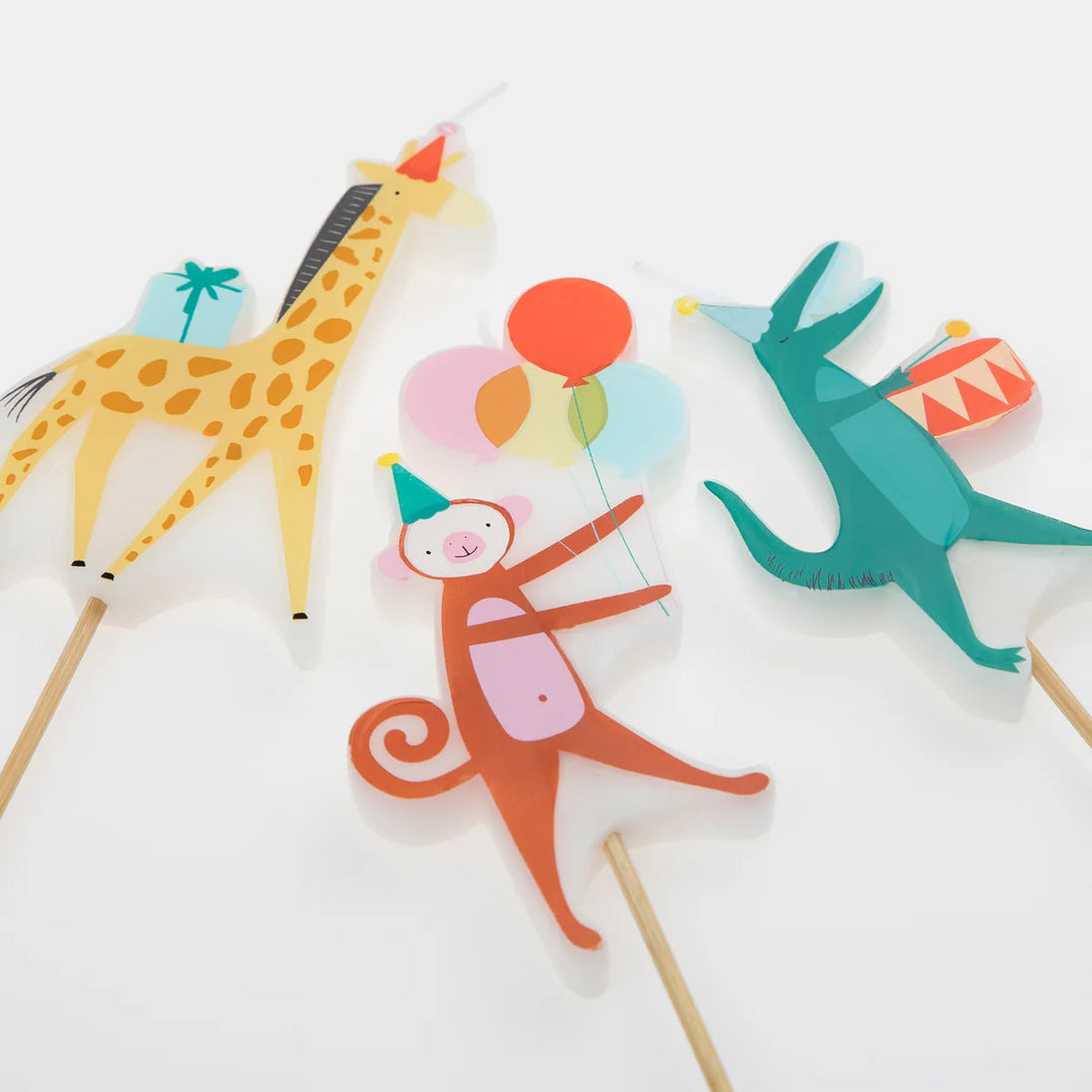 Circus Party Animal Candles