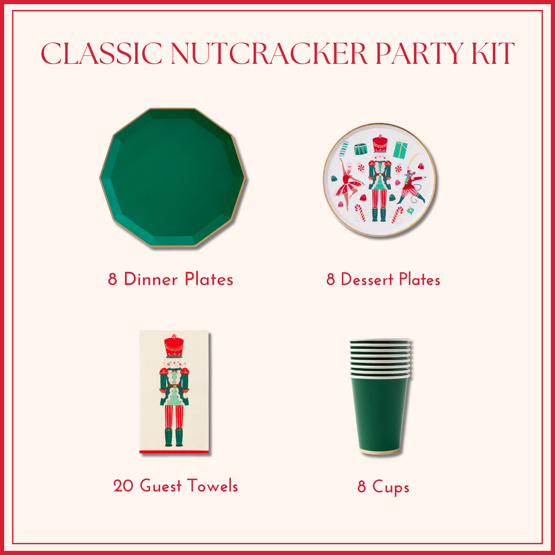 CLASSIC NUTCRACKER PARTY KIT Bonjour Fête  CLASSIC NUTCRACKER PARTY KIT Bonjour Fete - Party Supplies
