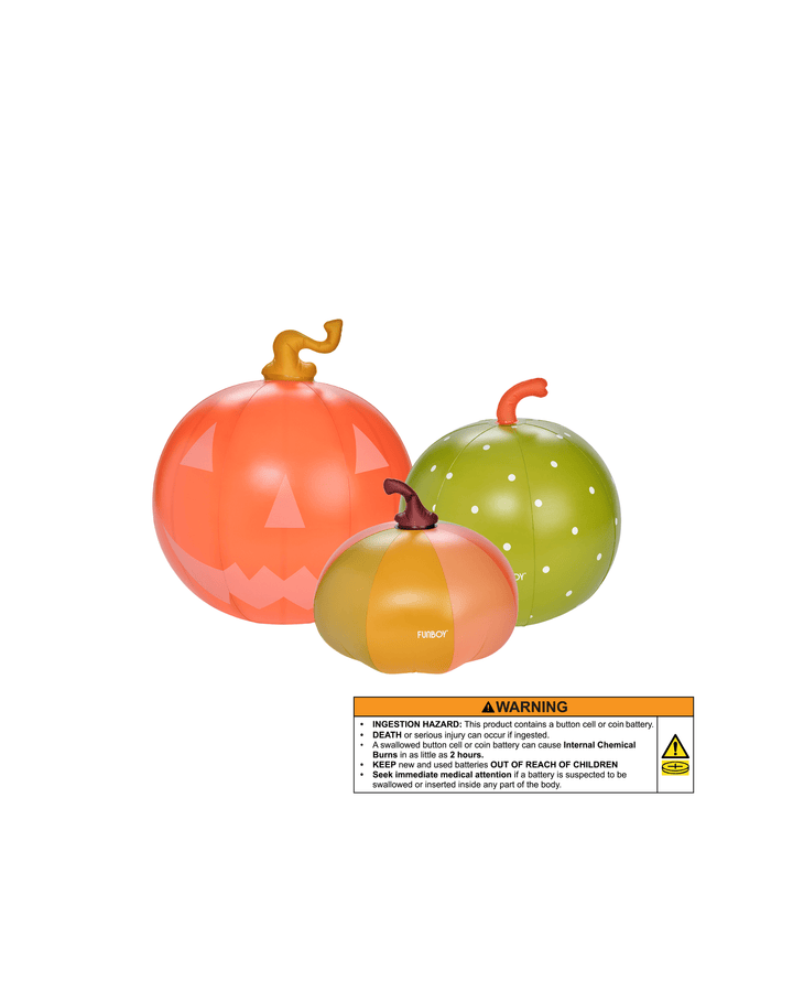 INFLATABLE COLORFUL HALLOWEEN PUMPKIN DECOR Funboy Halloween Decor INFLATABLE COLORFUL HALLOWEEN PUMPKIN DECOR Bonjour Fete - Party Supplies