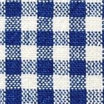Lake Blue Gingham Bow Tie Collar