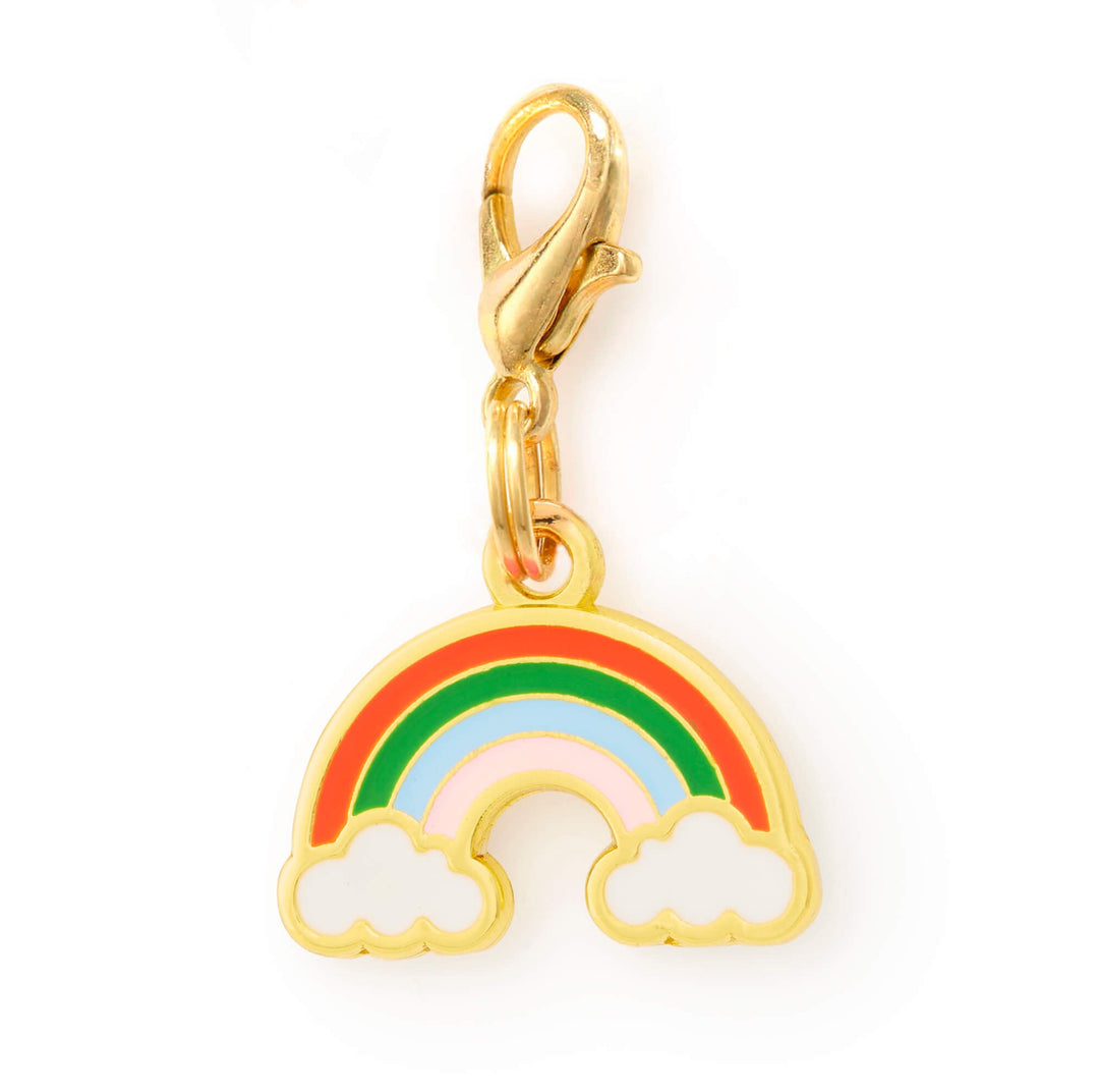 Rainbow collar charm without the split ring