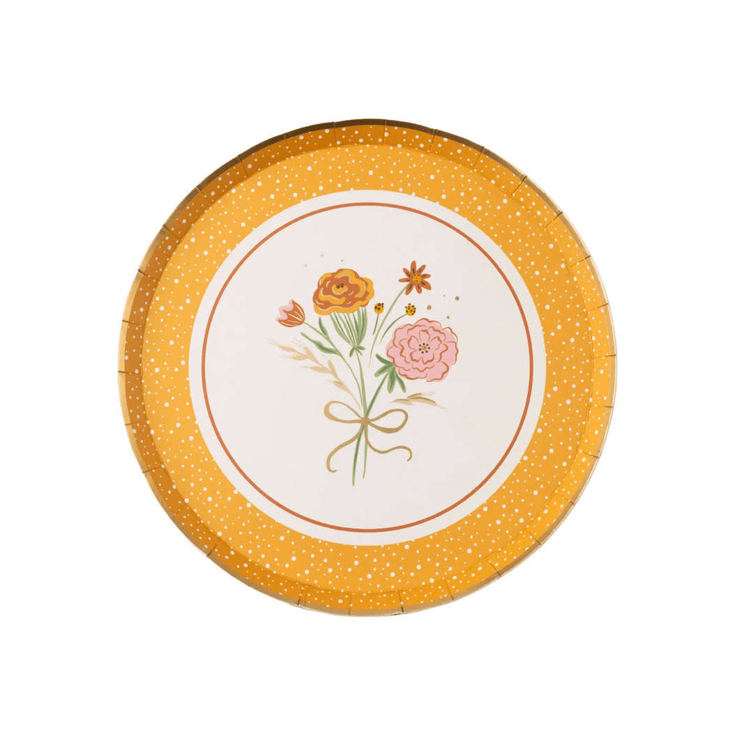 COZY FALL FLORAL PARTY KIT Bonjour Fête  Thanksgiving Party Supplies COZY FALL FLORAL PARTY KIT Bonjour Fete - Party Supplies