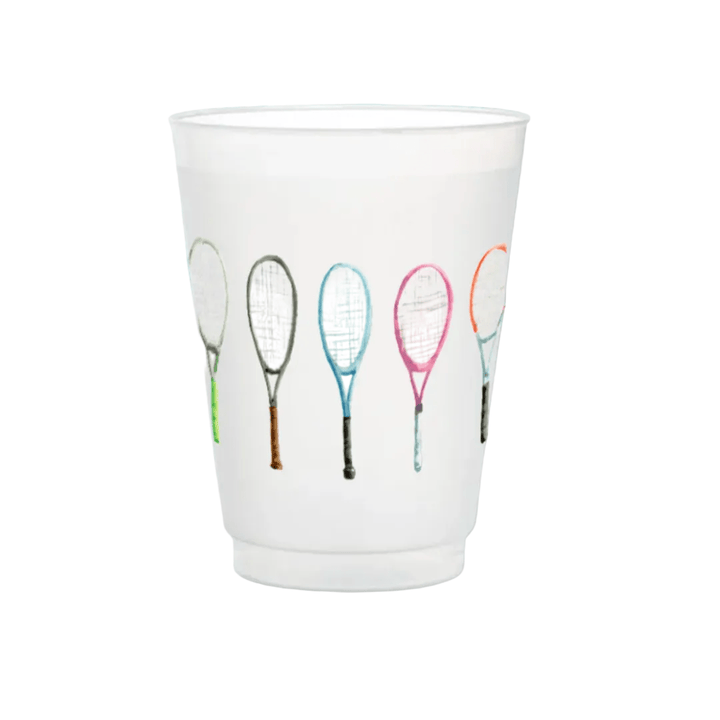 Tennis Rackets Frosted Cups