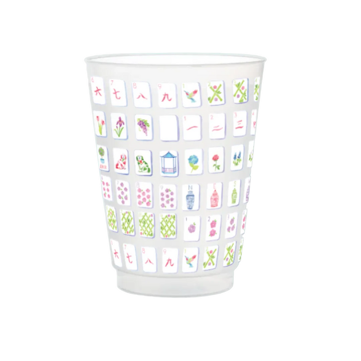 Mahjong Tiles Cups - Bonjour Fête 