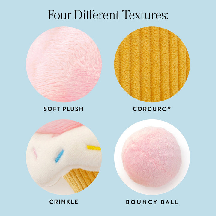 Birthday Cupcake 2-in-1 Bounce Dog Toy - Bonjour Fête 