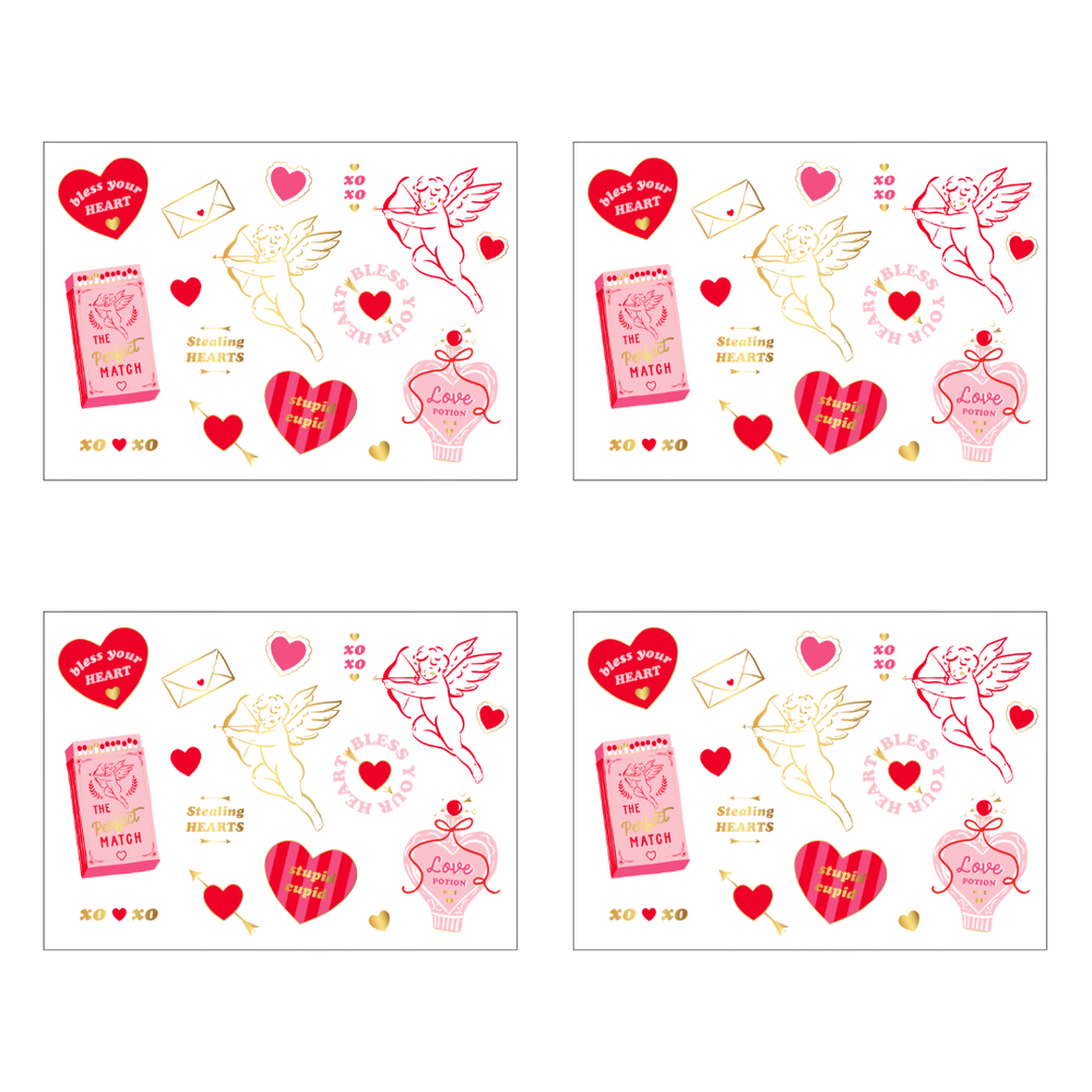 Valentines Party Favor Tattoo- Bonjour Fete Party Supplies