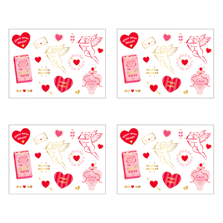 Valentines Party Favor Tattoo- Bonjour Fete Party Supplies
