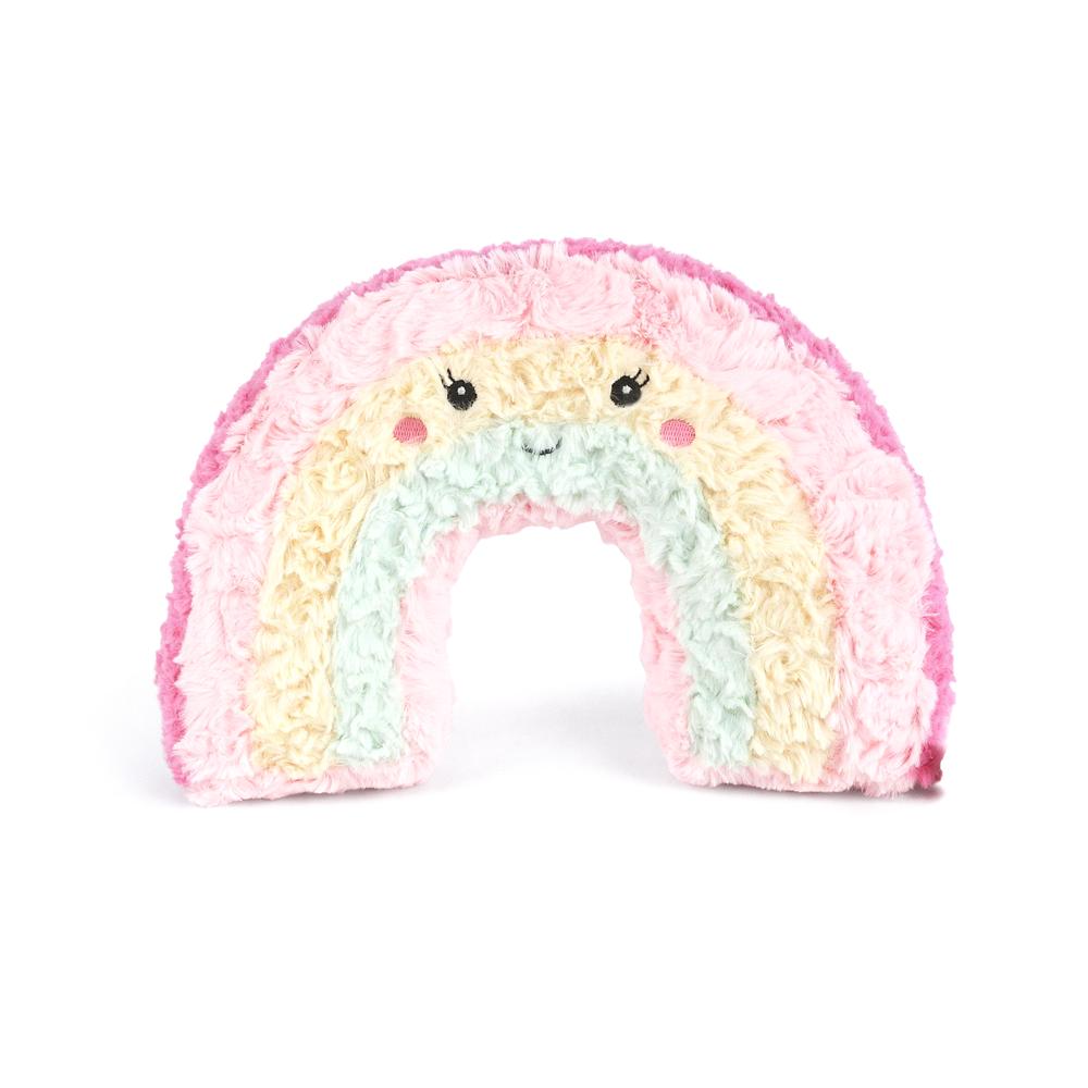 Happy Rainbow Plush Pillow by Mon Ami