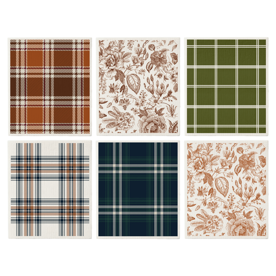 Fall Pattern Swedish Dishcloths