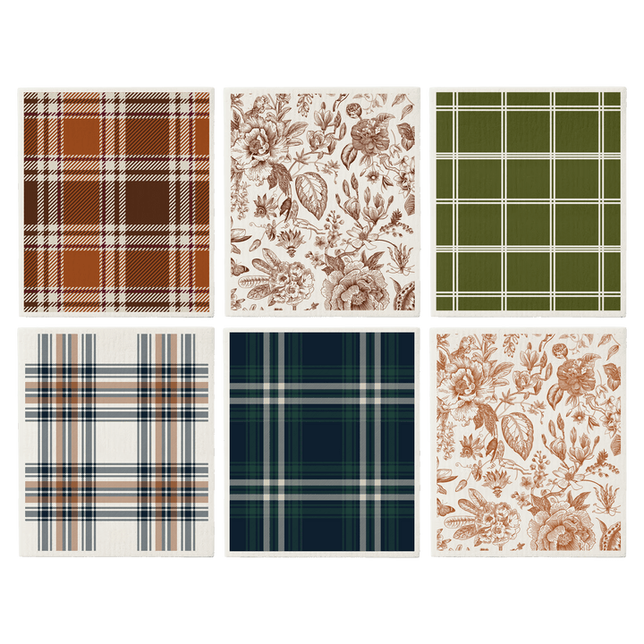 Fall Pattern Swedish Dishcloths