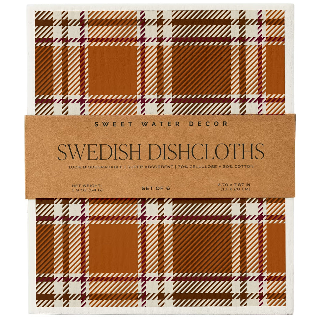 Fall Pattern Swedish Dishcloths