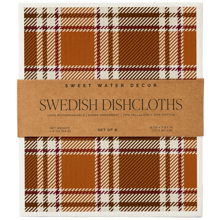 Fall Pattern Swedish Dishcloths
