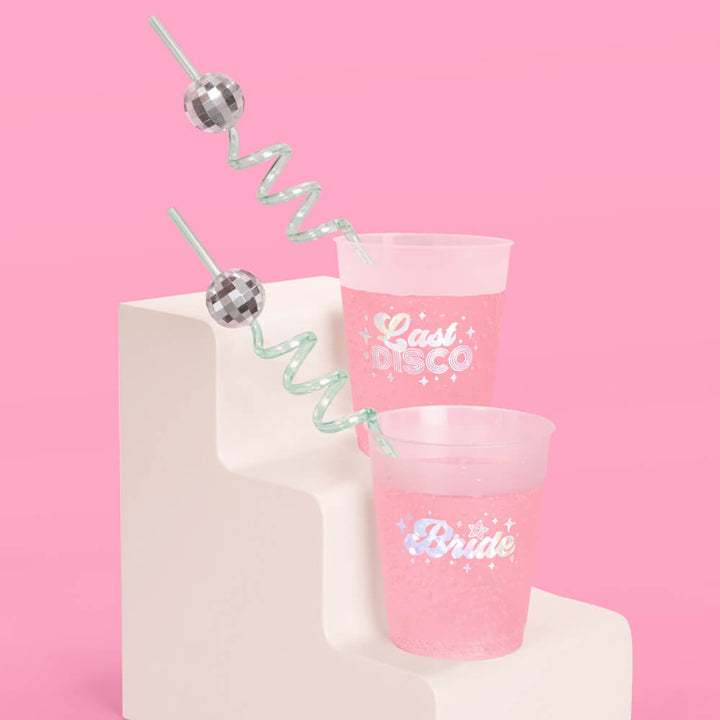 It's Disco, Baby! Straws - 16 reusable straws - Bonjour Fête 