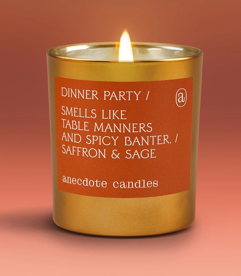 Dinner Party Anecdote Candles candles Tumbler Dinner Party Bonjour Fete - Party Supplies