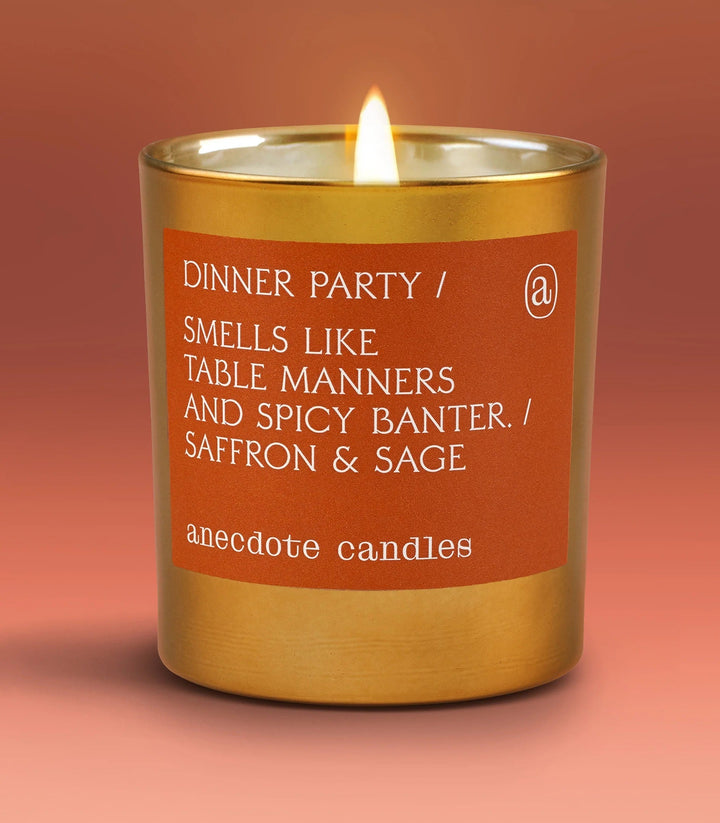 Dinner Party Anecdote Candles candles Tumbler Dinner Party Bonjour Fete - Party Supplies
