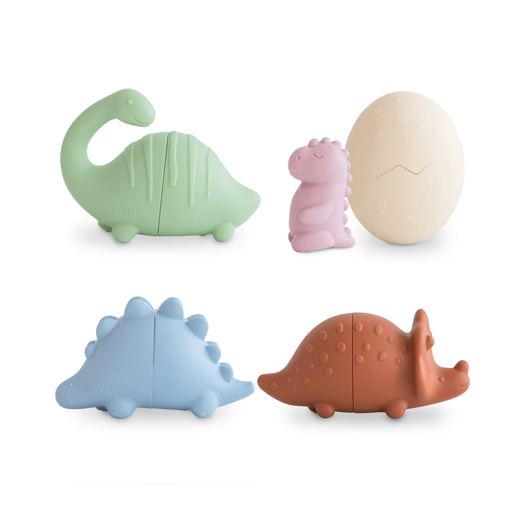 Dino Mold Free Bath Play Set Mushie Bath Play set Dino Mold Free Bath Play Set Bonjour Fete - Party Supplies