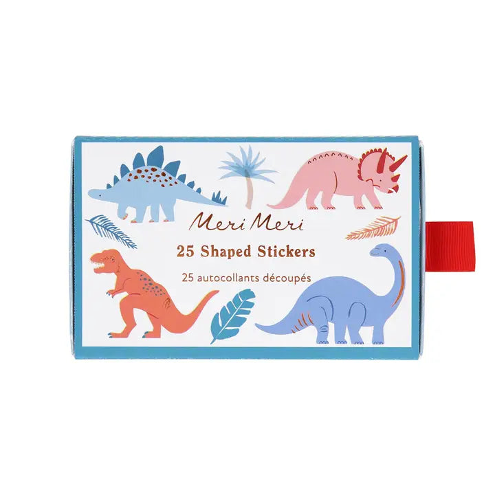 DINOSAUR SHAPED STICKERS Meri Meri DINOSAUR SHAPED STICKERS Bonjour Fete - Party Supplies