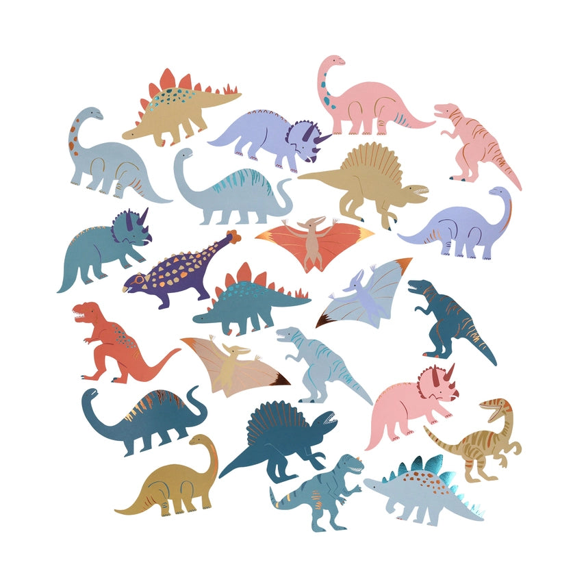DINOSAUR SHAPED STICKERS Meri Meri DINOSAUR SHAPED STICKERS Bonjour Fete - Party Supplies