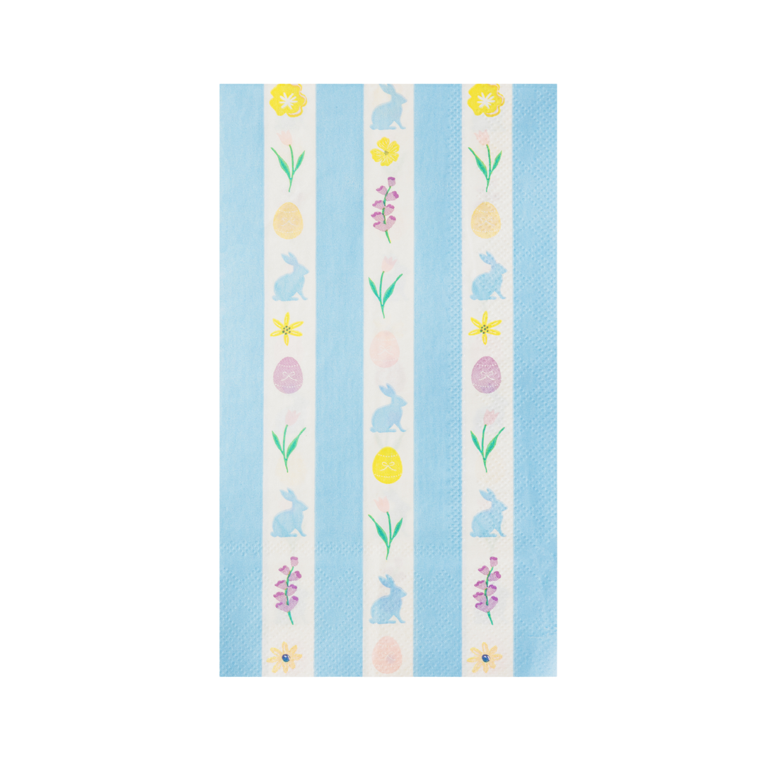 EASTER PASTEL FLORAL GUEST TOWELS Bonjour Fete Napkins EASTER PASTEL FLORAL GUEST TOWELS Bonjour Fete - Party Supplies