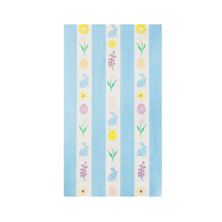 EASTER PASTEL FLORAL GUEST TOWELS Bonjour Fete Napkins EASTER PASTEL FLORAL GUEST TOWELS Bonjour Fete - Party Supplies