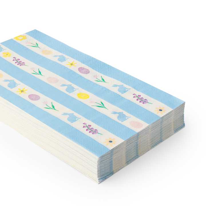EASTER PASTEL FLORAL GUEST TOWELS Bonjour Fete Napkins EASTER PASTEL FLORAL GUEST TOWELS Bonjour Fete - Party Supplies