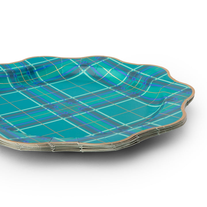 Green and Blue Christmas Plaid