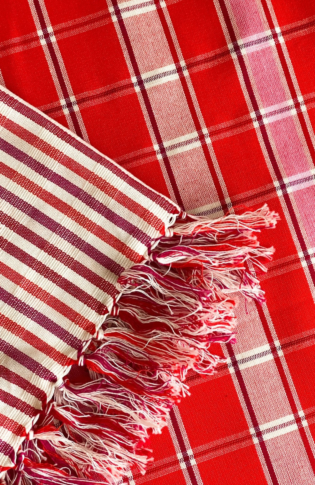 Archive New York Elina kitchen towel in a multi-stripe pattern, for drying dishes and glassware