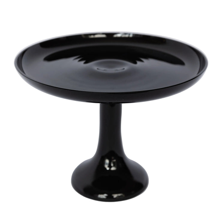 Estelle Cake Stand {Black} Estelle Colored Glass Cake Stand Estelle Cake Stand {Black} Bonjour Fete - Party Supplies