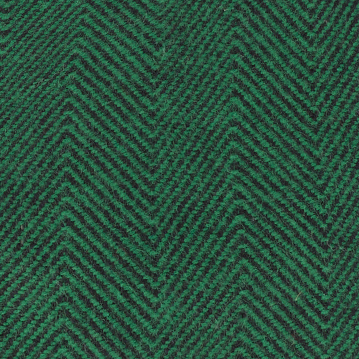 Evergreen Herringbone Flannel Dog Collar