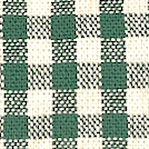 Evergreen gingham dog squeaky toy, alternate view
