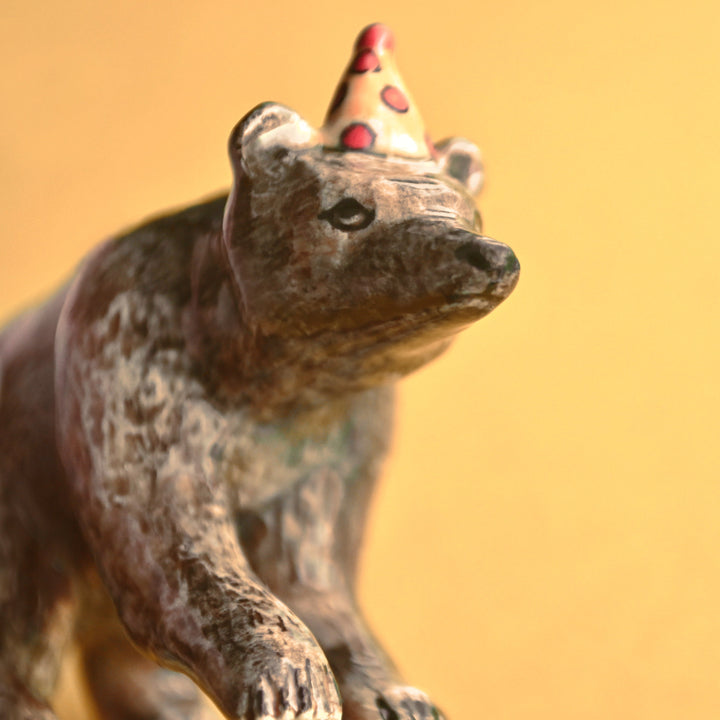 Brown Bear Cake Topper Camp Hollow Cake Topper Brown Bear Cake Topper Bonjour Fete - Party Supplies