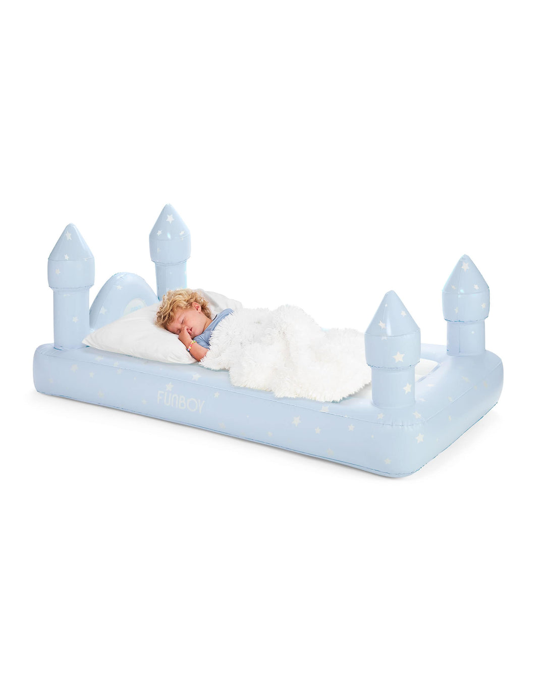 Blue Castle Sleepover Kids Air Mattress Funboy Inflatable Mattress Bonjour Fete - Party Supplies