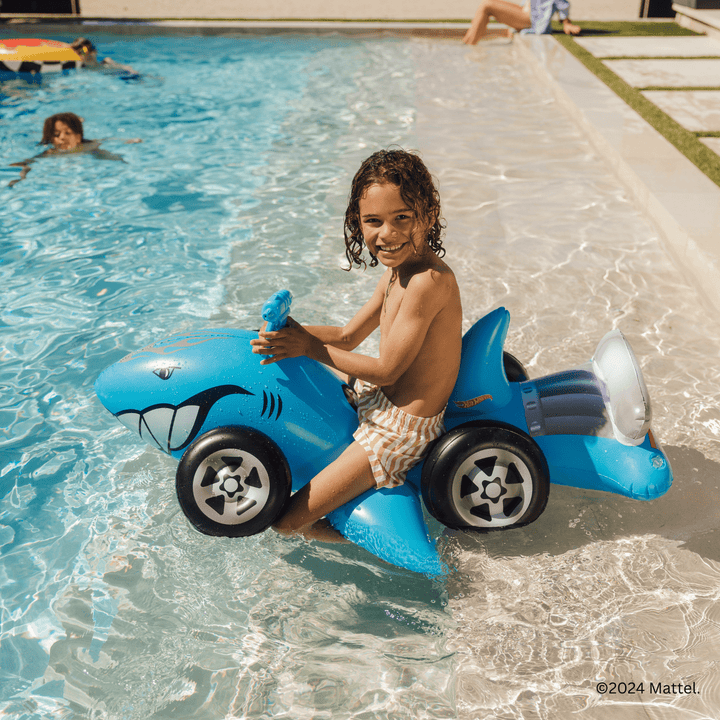 Hot Wheels Sharkruiser Kids Pool Float