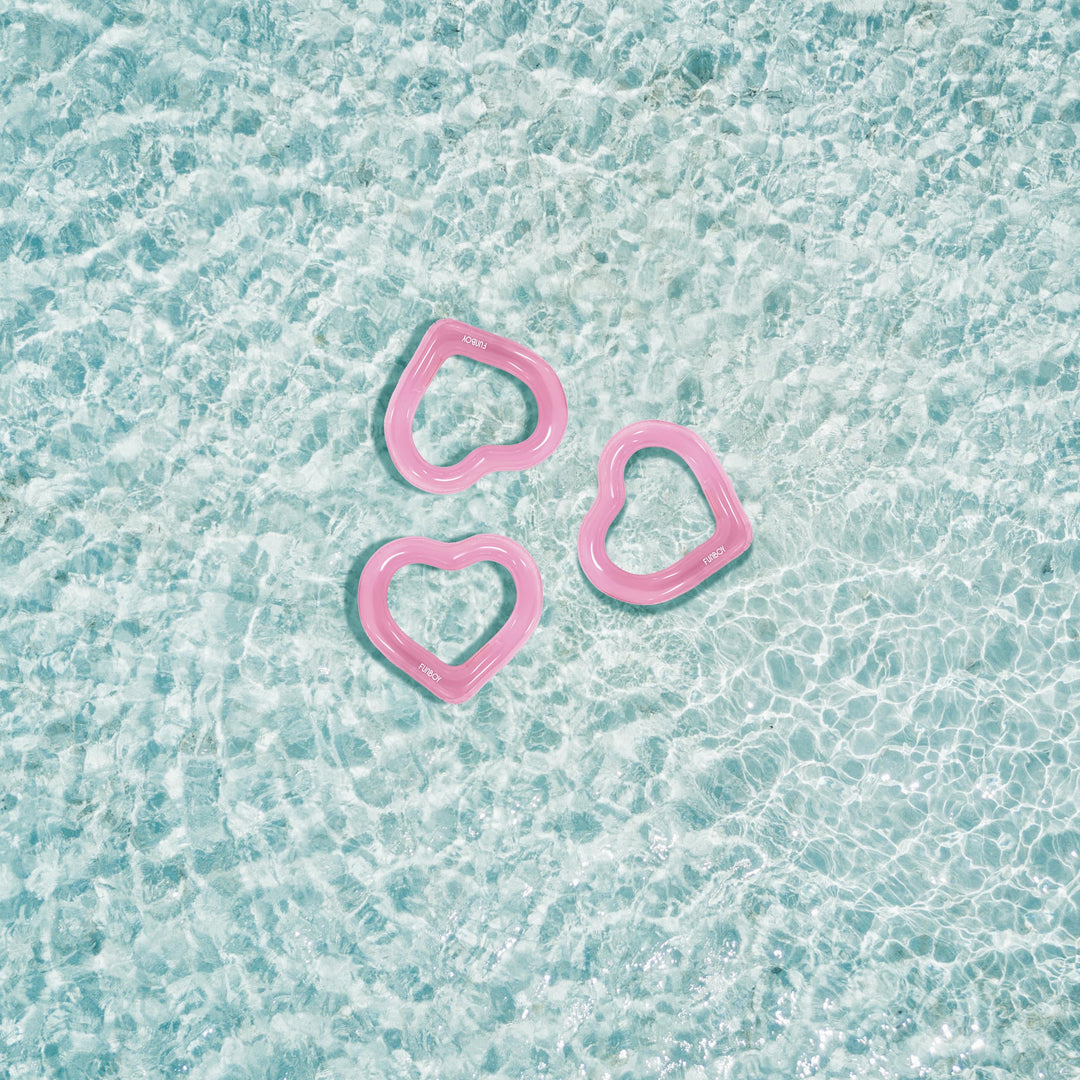 Upcycled Heart Tube Funboy Tube Floats Upcycled Heart Tube Bonjour Fete - Party Supplies