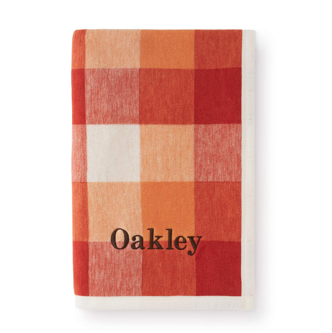 ChappyWrap x TFD Pumpkin Spice Plaid Dog Blanket