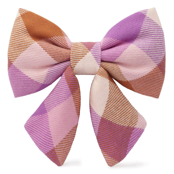 Bramble Flannel Lady Dog Bow