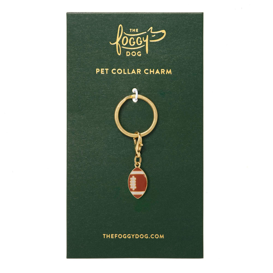 Football Collar Charm