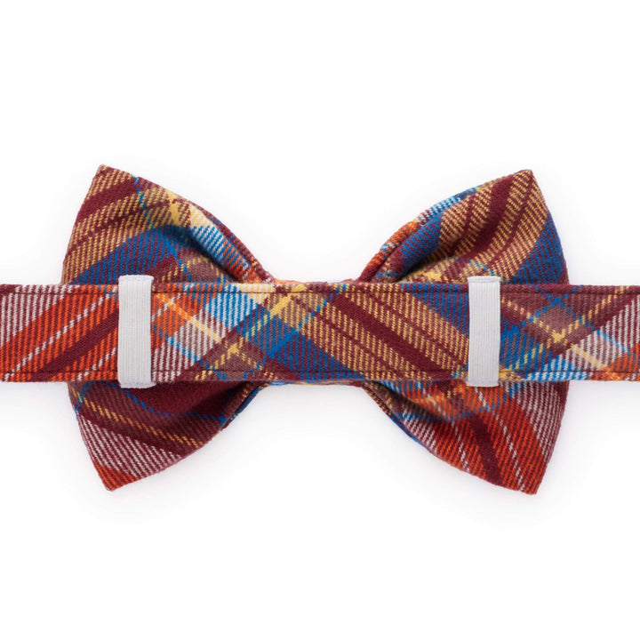 Marlow Plaid Flannel Dog Bow Tie