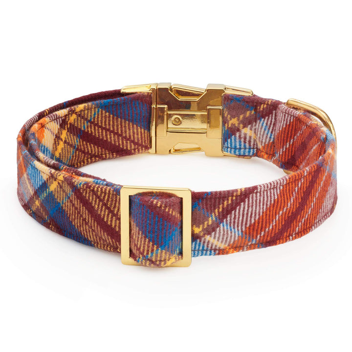 Marlow Plaid Flannel Dog Collar